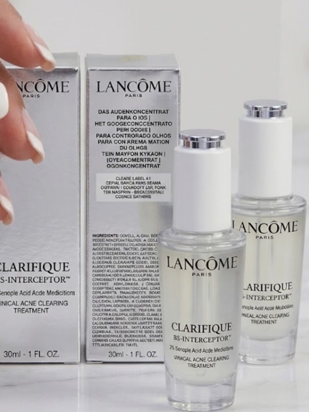 Lancôme Clarifique BX-Interceptor Acne Treatment 1 oz 30ml Pack of 2 NEW Sealed